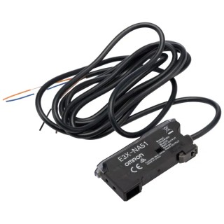 Omron Plastic Fibre Optic Sensor 150 mm Detection Range, PNP Output, IP50 Rating, 24V dc Power E3X-NA51 2M