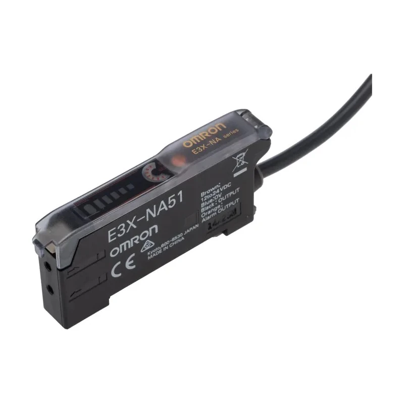 Omron Plastic Fibre Optic Sensor 150 mm Detection Range, PNP Output, IP50 Rating, 24V dc Power E3X-NA51 2M