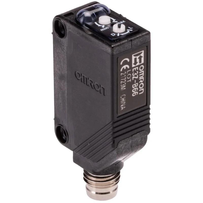 Omron Plastic Photoelectric Sensor 8 to 500 mm, NPN Output, IP67, 24V DC E3Z-B66