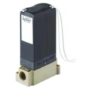 Burkert Solenoid Valve 2 Port Universal 24V dc 3.18 mm Orifice 3mm Polyetheretherketone Body 235325