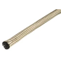 Alpha Wire Expandable Braided Copper Silver Cable Sleeve 30m Length 0.031in to 0.781in Diameter 2167 SV005
