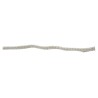 Alpha Wire Expandable Braided Copper Silver Cable Sleeve 30m Length 0.031 - 0.781 in Diameter FIT Wire Management 2164 SV005