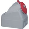 Legrand Red Wall Mount Industrial Power Connector 3P+N+PE 32A 415V IP44 P17 Tempra Pro IP44