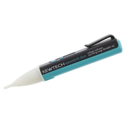 Kewtech Corporation Non-Contact Voltage Detector 600 V AC, Dual Sensitivity, Battery Powered KEWSTICK DUO