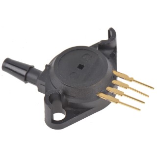 NXP MPX2050GP Gauge Pressure Sensor Through Hole Case 344B-01, 200kPa Overload, 10-16V, 125°C MPX2050GP