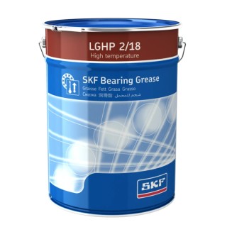 SKF Mineral Oil Grease 18 kg Blue Mineral Oil, Liquid, NGLI Grade 2/3, Operating Temp -40°C to 150°C LGHP 2/18