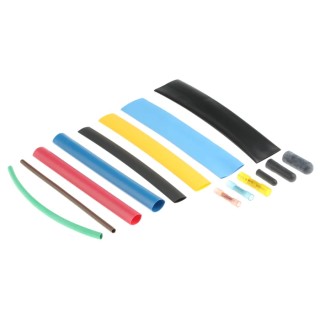 Alpha Wire Heat Shrink Tubing Black, FIT Shrink Tubing Series FKIT1 BK032