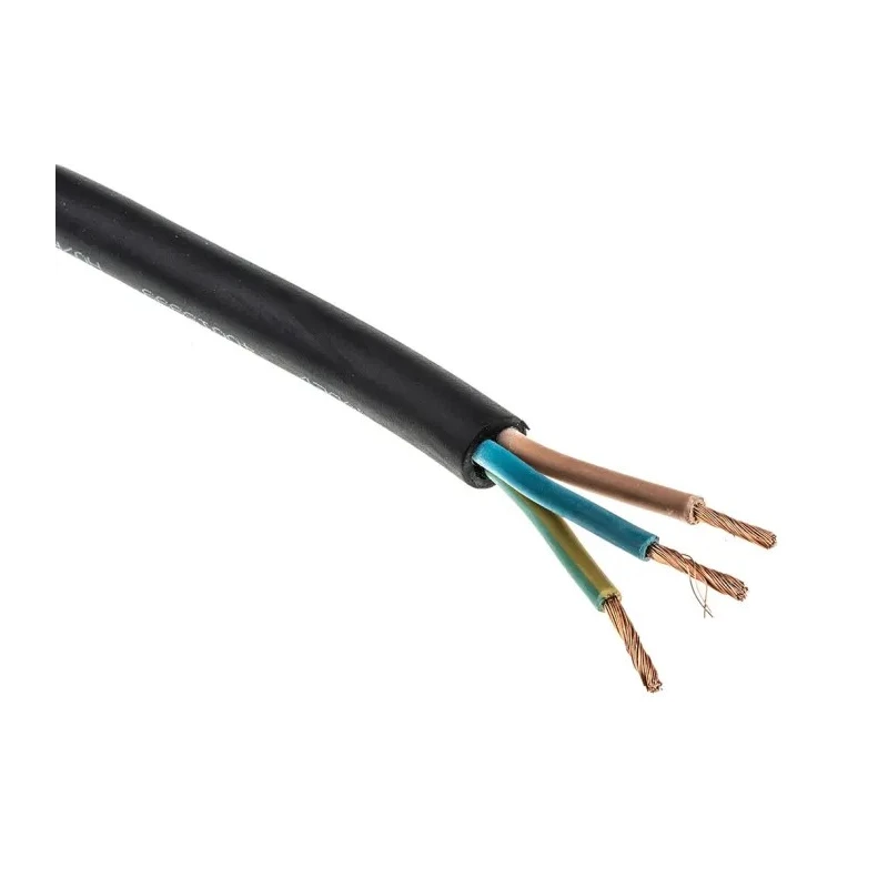 RS PRO 3 Core Power Cable Black 6mm² 60 °C 50 m CPE 821-3239