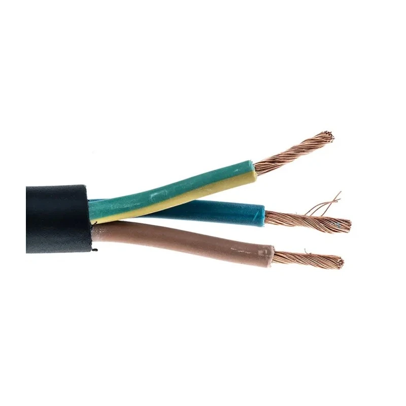 RS PRO 3 Core Power Cable Black 6mm² 60 °C 50 m CPE 821-3239