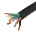 RS PRO 5 Core Power Cable Black 4mm² 750V AC Flexible Rubber Insulated H07RN-F 60°C 50m 821-3245