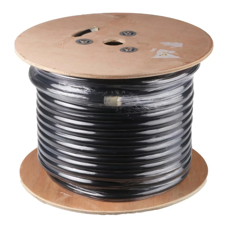RS PRO 5 Core Power Cable Black 2.5mm² 750V AC CPE Jacket 60 °C 50m 821-3241