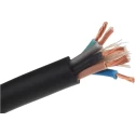 RS PRO 5 Core Power Cable Black 2.5mm² 750V AC CPE Jacket 60 °C 50m 821-3241