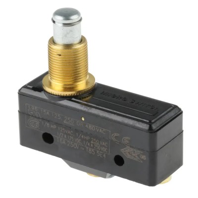 Honeywell Technologies Plunger Micro Switch Screw Terminal 15A 125V AC SPDT IP65 BZ-2RQ1-A2