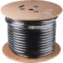 RS PRO 5 Core Power Cable Black 1.5mm² 750V AC 60°C Operating Temperature 50m Length CPE Jacket 821-3248