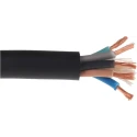 RS PRO 5 Core Power Cable Black 1.5mm² 750V AC 60°C Operating Temperature 50m Length CPE Jacket 821-3248