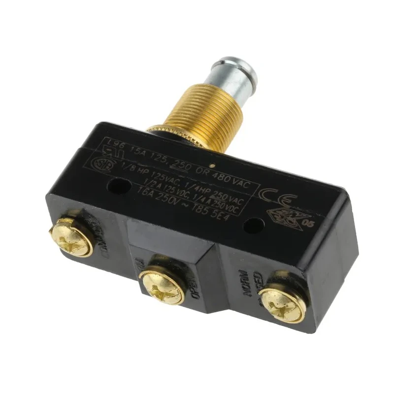 Honeywell Technologies Plunger Micro Switch Screw Terminal 15A 125V AC SPDT IP65 BZ-2RQ1-A2