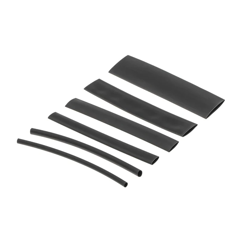 Alpha Wire Heat Shrink Tubing Black Polyolefin 2:1 Shrink Ratio FIT Shrink Tubing Series FKIT221BK BK032