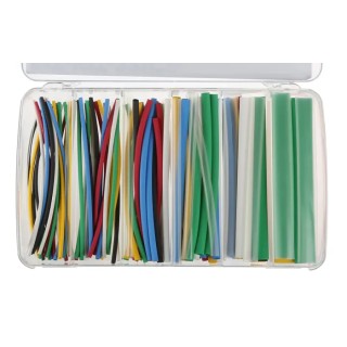 Alpha Wire Heat Shrink Tubing Assorted 2:1 Ratio Polyolefin Flame Retardant FIT Shrink Tubing Series FKIT221C MC032