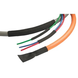 Alpha Wire Halogen Free Heat Shrink Tubing Black 39.8mm Sleeve Diameter 15m Length 2:1 Ratio FITFAB-4 BK007