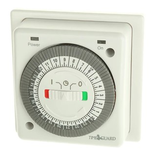Timeguard Analogue 1 Channel 230V AC 16(6)A Load 24 Hour Compact Immersion Heater Time Switch NTT01
