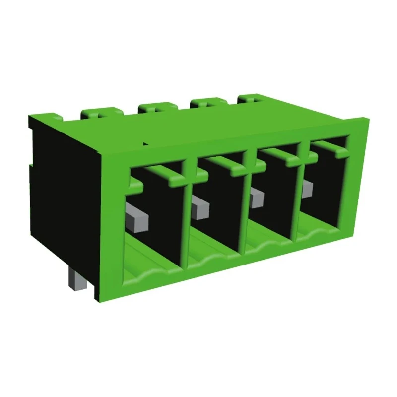 TE Connectivity Buchanan Series Pluggable Terminal Block 4-Contact, 3.81 mm Pitch, 1 Row 284513-4