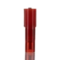 Molex Red Insulated Female Spade Connector, Crimp Termination, 2.79 x 0.81 mm Tab Size, 22 AWG to 18 AWG, Nylon 19002-0016
