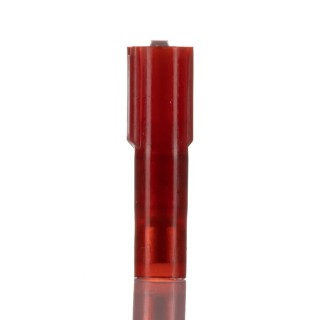 Molex Red Insulated Female Spade Connector, Crimp Termination, 2.79 x 0.81 mm Tab Size, 22 AWG to 18 AWG, Nylon 19002-0016