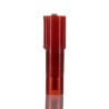 Molex Red Insulated Female Spade Connector, Crimp Termination, 2.79 x 0.81 mm Tab Size, 22 AWG to 18 AWG, Nylon 19002-0016