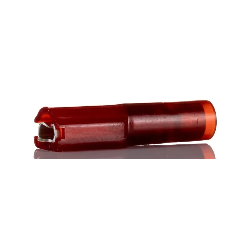 Molex Red Insulated Female Spade Connector, Crimp Termination, 2.79 x 0.81 mm Tab Size, 22 AWG to 18 AWG, Nylon 19002-0016