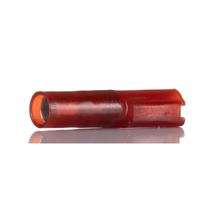 Molex Red Insulated Female Spade Connector, Crimp Termination, 2.79 x 0.81 mm Tab Size, 22 AWG to 18 AWG, Nylon 19002-0016