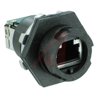 Molex RJ45 Connector Female Panel Mount PCB Cat5e Unshielded Straight 1 Port 8 Way RJ45