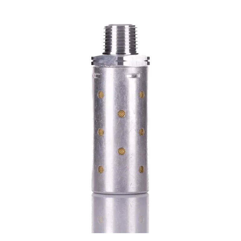 Norgren Aluminium Pneumatic Silencer 1/2 in NPT Threaded Male 20 bar Max Pressure MB004B