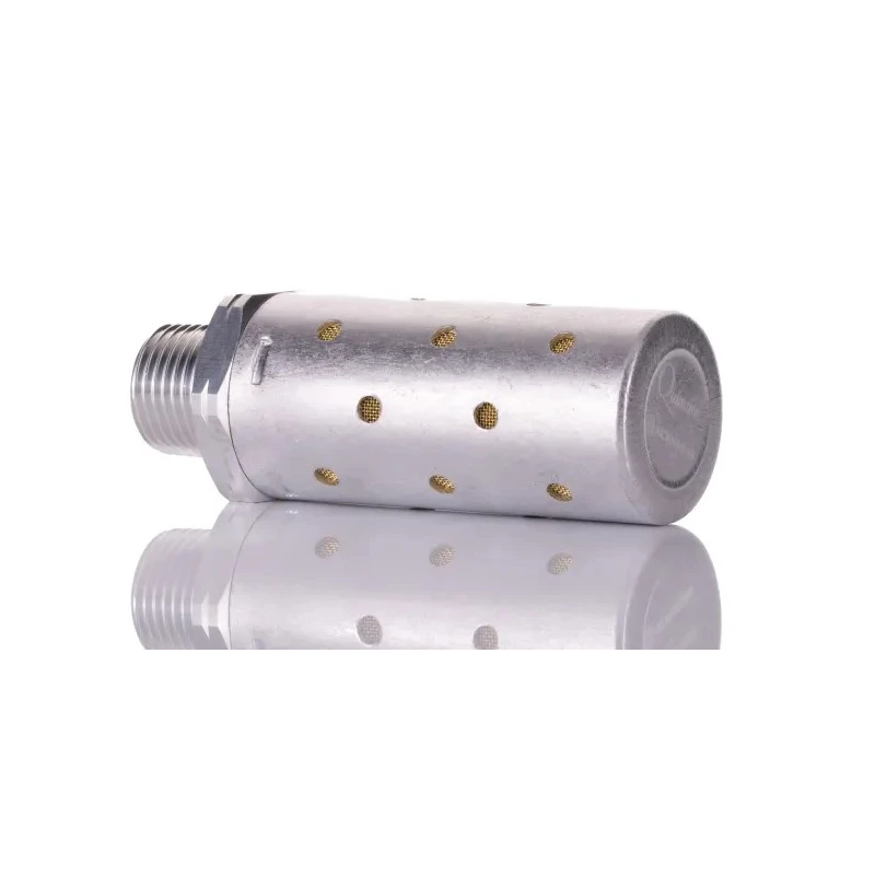 Norgren Aluminium Pneumatic Silencer 1/2 in NPT Threaded Male 20 bar Max Pressure MB004B