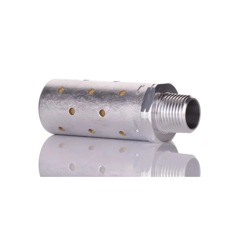 Norgren Aluminium Pneumatic Silencer 1/2 in NPT Threaded Male 20 bar Max Pressure MB004B