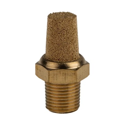 Norgren Brass Pneumatic Silencer 10 bar Threaded R ISO 1/8 27.5mm Length T40B1800