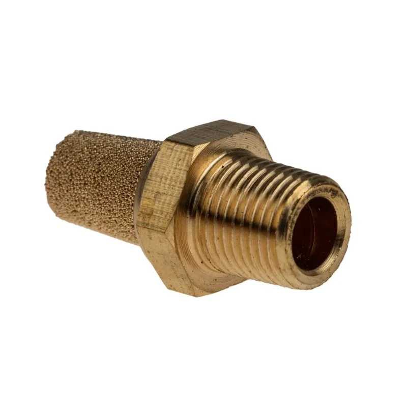 Norgren Brass Pneumatic Silencer 10 bar Threaded R ISO 1/8 27.5mm Length T40B1800