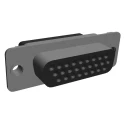 TE Connectivity High Density HDP-22 26 Way Straight Cable D-Sub Connector Female 250V 105°C 5788816-1