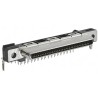 TE Connectivity Champ Series Right Angle Through Hole PCB Socket, 68-Contact, 2 Row, 1.6 mm Pitch Solder 5796055-2