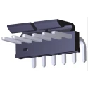 Molex KK 396 Series Right Angle Through Hole Pin Header, 6 Contact, 3.96 mm Pitch, 1 Row, Unshrouded 171814-3006