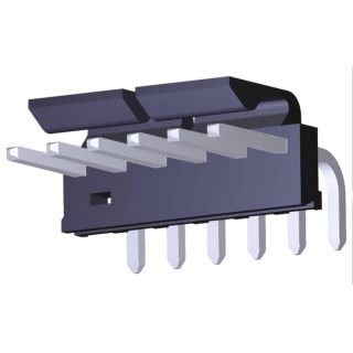 Molex KK 396 Series Right Angle Through Hole Pin Header, 6 Contact, 3.96 mm Pitch, 1 Row, Unshrouded 171814-3006