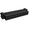 TE Connectivity 26-Way Shrouded IDC Connector Female Cable Mount Right Angle AMP-LATCH 2-111626-7