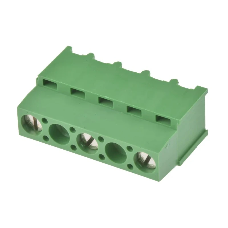 TE Connectivity Buchanan Series PCB Terminal Block 3-Contact 10.16 mm Pitch 1 Row 600V ac 17.5A 282843-3