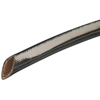 Alpha Wire Expandable Braided Polyvinyl Chloride Fibreglass Black Cable Sleeve 30m Length 8.81mm Diameter PF1300 BK005