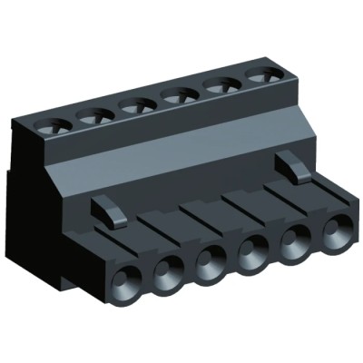 TE Connectivity Buchanan Series Pluggable Terminal Block 6-Contact 5.08 mm Pitch 300V AC 15A Polyamide Housing 796635-6