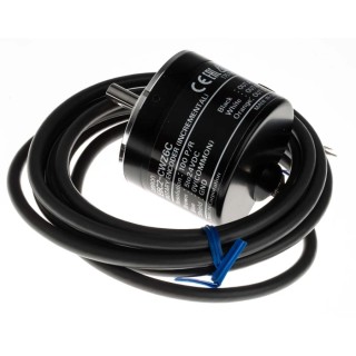 Omron Incremental Encoder 24V DC 100 Pulses Per Revolution Solid Shaft 6mm Shaft Diameter IP64 E6C2-CWZ6C 100P/R 2M