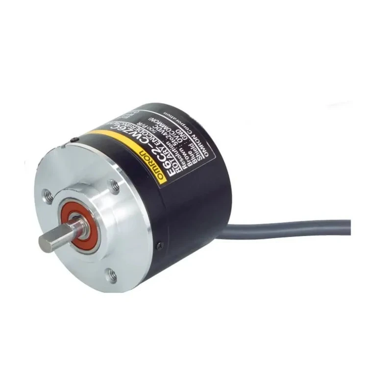 Omron Incremental Encoder 24V DC 100 Pulses Per Revolution Solid Shaft 6mm Shaft Diameter IP64 E6C2-CWZ6C 100P/R 2M