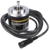 Omron E6F Series Absolute Encoder 24V DC, 360 PPR, NPN Open Collector Signal, Solid 10mm Shaft E6F-AG5C-C 360 2M