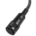 Omron E6F Series Absolute Encoder 24V DC, 360 PPR, NPN Open Collector Signal, Solid 10mm Shaft E6F-AG5C-C 360 2M