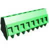 TE Connectivity Buchanan Series PCB Terminal Block, 8-Contact, 5.08 mm Pitch, Angled, 300V 17.5A 282847-8