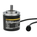 Omron E6F Series Absolute Encoder 24V DC, 360 PPR, NPN Open Collector Signal, Solid 10mm Shaft E6F-AG5C-C 360 2M